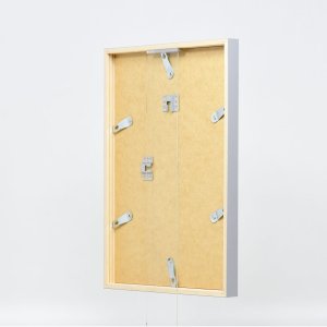Efektní dřevěný rám profil 35 světle šedý 21x29,7 cm antireflexní sklo