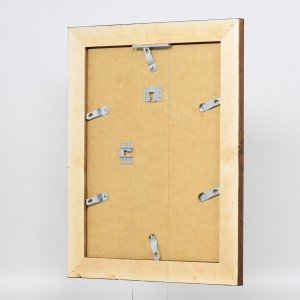 Efektní dřevěný rám 2400 hnědý 21x29,7 cm antireflexní sklo