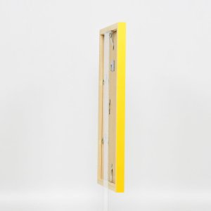 Dřevěný rám Top Cube 21x29,7 cm žluté muzejní sklo