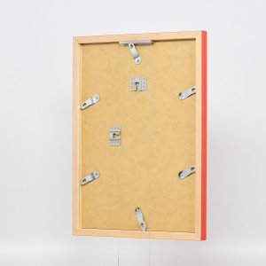 Dřevěný rám Top Cube 21x29,7 cm červené muzejní sklo