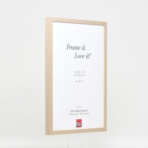 Efektní dřevěný rám profil 35 světle hnědý 21x29,7 cm muzejní sklo
