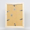 Efektní rám na obrazy z masivního dřeva 2240 bílý 21x29,7 cm muzejní sklo