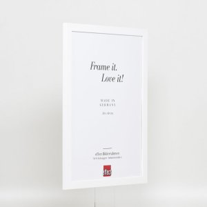 Efektní dřevěný rám profil 2210 bílý 23x70 cm normální sklo