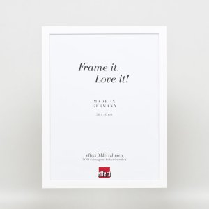 Efektní dřevěný rám profil 2210 bílý 23x70 cm antireflexní sklo