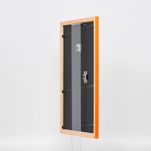 Efektní dřevěný rám profil 89 losos 23x70 cm normální sklo