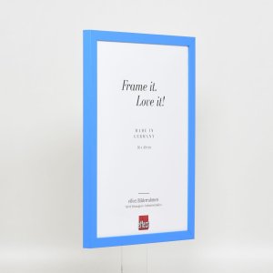 Dřevěný rám Top Cube 23x70 cm modré antireflexní sklo