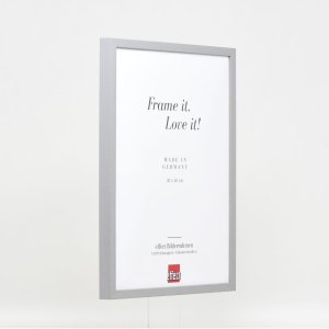 Efektní dřevěný rám profil 35 světle šedý 23x70 cm antireflexní sklo