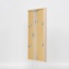 Efektní dřevěný rám profil 35 světle hnědý 23x70 cm normální sklo + distanční rámeček