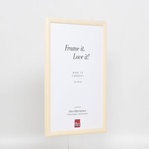 Efektní dřevěný rám profil 89 bílý 23x70 cm muzejní sklo