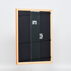 Efektní dřevěný rám profil 89 losos 23x70 cm muzejní sklo