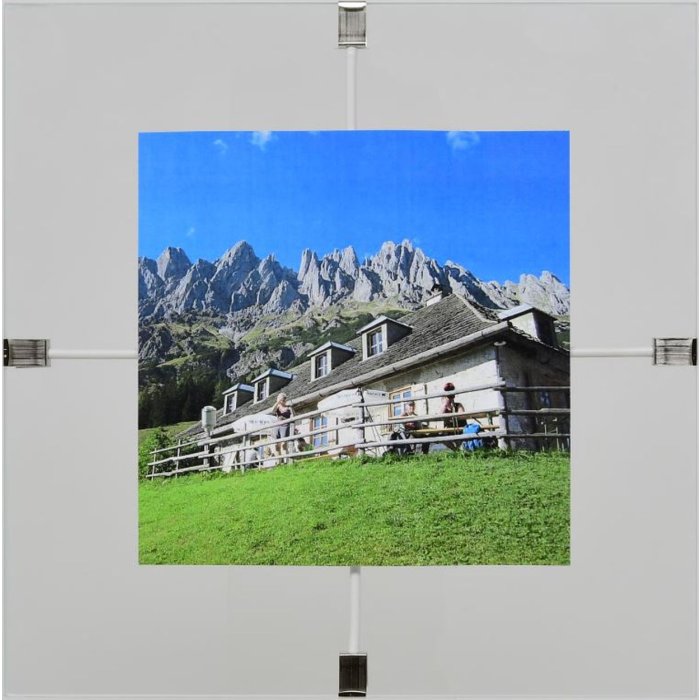 Dvojitý skleněný držák na obrázky 24x30 cm s antireflexním sklem