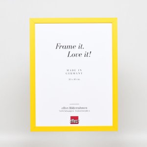 Dřevěný rám Top Cube 25x35 cm žluté antireflexní sklo