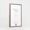 Efektní dřevěný rám profil 35 hnědý 25x35 cm antireflexní sklo