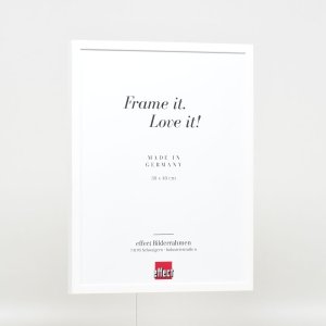 Efektní dřevěný rám profil 35 bílý 25x35 cm antireflexní sklo