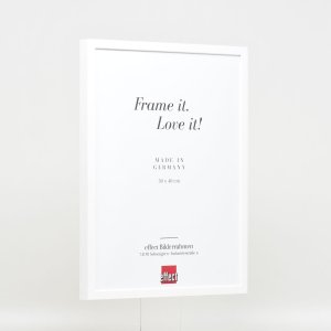 Efektní dřevěný rám profil 35 bílý 25x35 cm antireflexní sklo