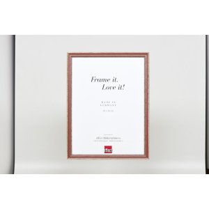 Efektní dřevěný rám profil 38 hnědý 25x35 cm antireflexní sklo