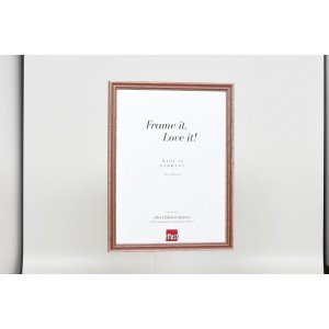 Efektní dřevěný rám profil 38 hnědý 25x35 cm antireflexní sklo