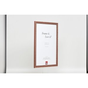 Efektní dřevěný rám profil 38 hnědý 25x35 cm antireflexní sklo