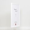 Dřevěný rám s efektem Top N bílý 25x35 cm antireflexní sklo