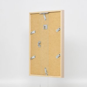 Efektní dřevěný rám profil 35 světle hnědý 25x35 cm normální sklo + distanční rámeček