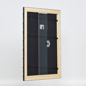 Efektní dřevěný rámový profil 94 černý 25x35 cm antireflexní sklo