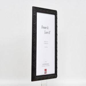 Efektní dřevěný rámový profil 94 černý 25x35 cm antireflexní sklo