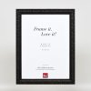 Efektní dřevěný rámový profil 94 černý 25x35 cm antireflexní sklo