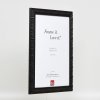 Efektní dřevěný rámový profil 94 černý 25x35 cm antireflexní sklo