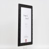 Efektní dřevěný rámový profil 94 černý 25x35 cm antireflexní sklo