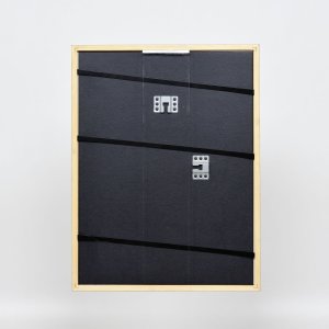 Efektní rám z masivního dřeva profil 22 hnědo-zlatý 25x35 cm muzejní sklo