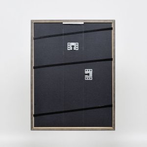 Efektní rám z masivního dřeva profil 25 šedý 25x35 cm muzejní sklo