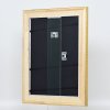 Efektní dřevěný rám profil 95 zlatý 25x35 cm antireflexní sklo