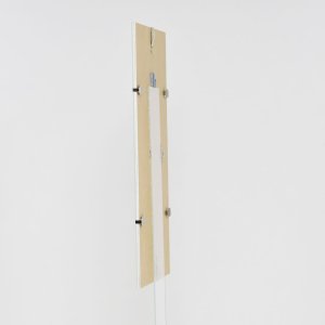 Bezrámový držák na obrázky 25x38 cm z antireflexního skla