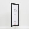 Efektní dřevěný rám profil 2210 černý 25x50 cm antireflexní sklo