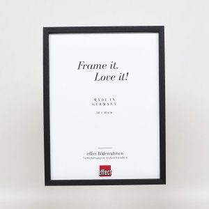 Efektní dřevěný rám profil 35 černý 25x50 cm normální sklo + distanční rámeček