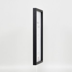 Efektní dřevěný rám profil 35 černý 25x50 cm normální sklo + distanční rámeček
