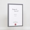 Efektní dřevěný rám profil 35 antracit 25x50 cm normální sklo + distanční rámeček