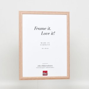 Efektní dřevěný rám profil 32 světle hnědý 25x50 cm muzejní sklo