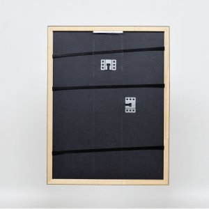 Efektní dřevěný rám profil 2070 muzejní sklo 25x50 cm zlatý
