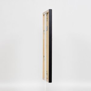 Efektní dřevěný rám profil 2070 muzejní sklo 25x50 cm černý