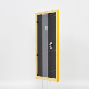 Efektní dřevěný rám profil 89 světle hnědý 25x60 cm normální sklo