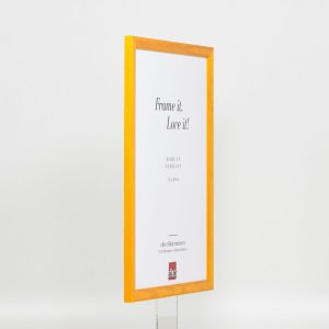 Efektní dřevěný rám profil 89 světle hnědý 25x60 cm normální sklo