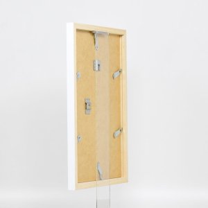 Efektní dřevěný rám Top Cube 25x60 cm bílé normální sklo