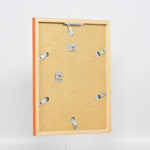 Dřevěný rám Top Cube 25x60 cm oranžové normální sklo