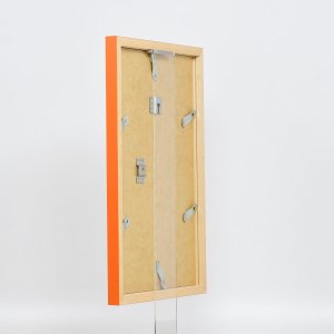 Dřevěný rám Top Cube 25x60 cm oranžové normální sklo