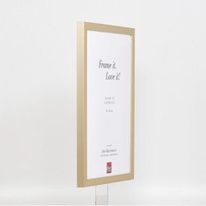 Dřevěný rám Top Cube 25x60 cm zlaté normální sklo