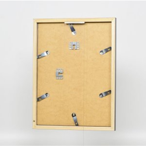 Dřevěný rám Top Cube 25x60 cm platina normální sklo