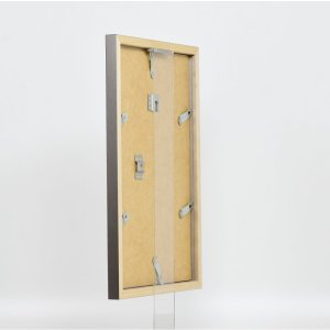 Dřevěný rám Top Cube 25x60 cm platina normální sklo