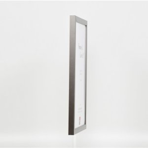 Dřevěný rám Top Cube 25x60 cm platina normální sklo