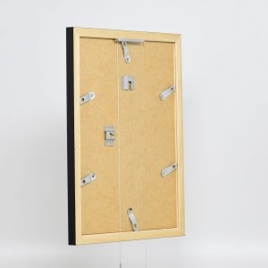 Dřevěný rám s efektem Top N černý 25x60 cm antireflexní sklo